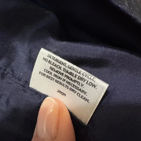 Eileen Fisher Navy Blue Open front Silk Jacket. Size 2X. EUC